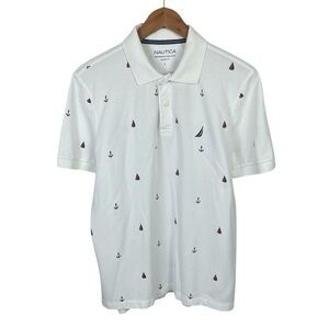 PO405 Men’s Nautica Casual Performance Classic Fit Deck Polo Shirt L